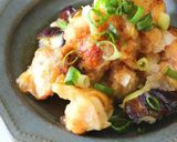 鶏肉と茄子のおろしポン酢。作り方5写真