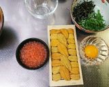 超簡単うまうま雲丹いくら卵黄乗せ三色丼作り方2写真