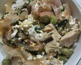 にら親子丼（血管ダイエット食1223）作り方1写真