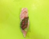 ヘルシー！大葉と梅肉のささみ巻き天ぷら♪作り方4写真
