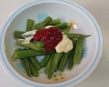 いんげんのマヨケチャップ和え作り方3写真