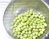 エンドウ豆の塩ゆで作り方1写真