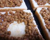 簡単★朝食に【玉子納豆のピザ風トースト】作り方5写真