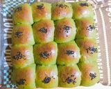 抹茶ミルクちぎりパン作り方10写真