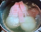レンジで時短！丸ごと新玉ねぎのスープ作り方3写真