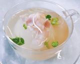 レンジで時短！丸ごと新玉ねぎのスープ作り方5写真