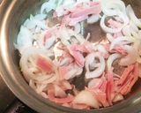 春☆新玉ねぎとベーコンひじきの炒めもの作り方3写真