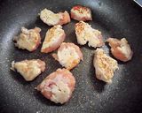 夕弁♪塩麹鶏ミンチと糸こんにゃくの炒め煮作り方3写真
