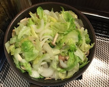 新玉とレタスのきのこバター醤油炒め作り方3写真