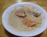 鮭のクリーム煮マスタードソース作り方5写真