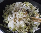 みそ味の焼うどん作り方8写真