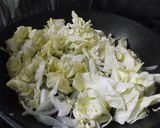 みそ味の焼うどん作り方5写真