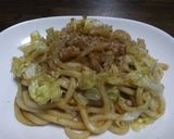 みそ味の焼うどん作り方10写真