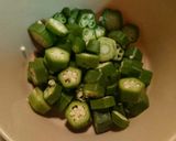 おくら納豆の胡麻和え作り方1写真
