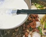 アスパラとホタテのポルチーニクリームスパ作り方11写真