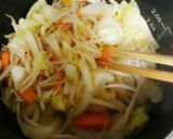 冷蔵庫にあった野菜でちゃんぽんうどん！作り方3写真