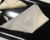 こどもの日♪春巻きの皮で兜スイーツ作り方6写真