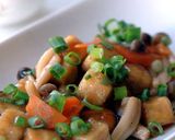 もっちり高野豆腐と野菜あん作り方5写真