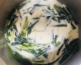 塩酒粕でほっこり♪ニラのポタージュスープ作り方3写真