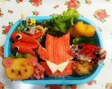 簡単♪ルパンレンジャー弁当作り方7写真