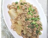 大根と豚ミンチの味噌炒め作り方7写真