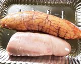 ブリの真子と白子の煮付け♪作り方1写真