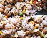 酢キャベツ入り納豆チャーハン作り方2写真
