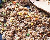 酢キャベツ入り納豆チャーハン作り方3写真
