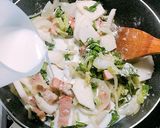 カブとベーコンのクリーム煮☆作り方6写真