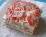 お豆腐とカニカマでちょっとオシャレな一品作り方3写真