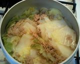 白菜とツナのにんにく煮☆バターのせ作り方3写真