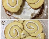 市販スイスロールで♪簡単ドームケーキ♡作り方6写真