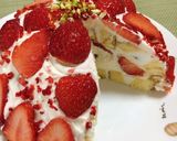 市販スイスロールで♪簡単ドームケーキ♡作り方9写真
