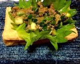 厚揚げの肉味噌乗せ作り方5写真