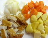 さつま揚げとお野菜の煮物♡作り方1写真
