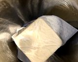 ごま油ソースでニラ豆腐作り方1写真