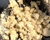 ごま油ソースでニラ豆腐作り方3写真