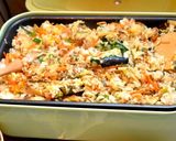 筍のピリ辛そぼろで簡単!野菜盛りビビンバ作り方6写真