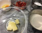 LOVE★フレッシュ苺のパウンドケーキ作り方2写真