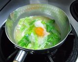 春キャベツと卵のお味噌汁☆作り方4写真