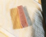 キャラ弁 LEGO風ブロック作り方1写真