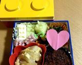 キャラ弁 LEGO風ブロック作り方4写真