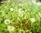 とろっと玉子の焼きネギ雑炊作り方2写真