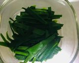 塩酒粕漬けほろ酔い豆腐で♪ニラの白和え作り方2写真