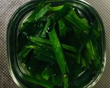 塩酒粕漬けほろ酔い豆腐で♪ニラの白和え作り方3写真
