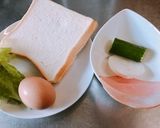 朝食に！新玉ねぎと卵のサンドイッチ作り方1写真