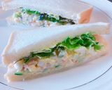 朝食に！新玉ねぎと卵のサンドイッチ作り方6写真