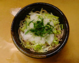 昼食　レタスと大葉のおろしそば、そうめん作り方5写真