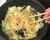 キャベツとベーコンの春パスタ作り方6写真