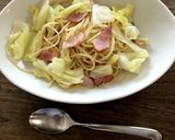 キャベツとベーコンの春パスタ作り方8写真